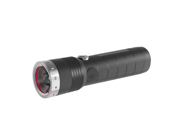 LED Lenser MT14 - Kädessäpidettävä taskulamppu - Musta - Hopea - Painikkeet - IPX4 - - -20 - 40 °C - LED musta, Hopea