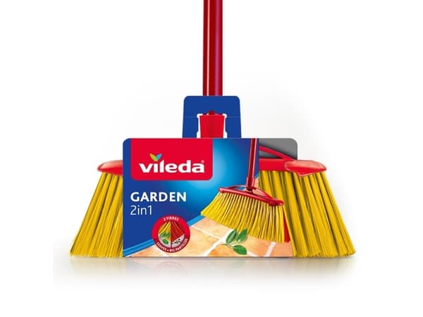 Vileda 4023103105140, Utendørs, Rød, Gult, Hard bust, 1 stykker