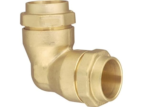 RAUFOSS WATER & GAS ISIFLO VINKEL 90GRADER 40MM