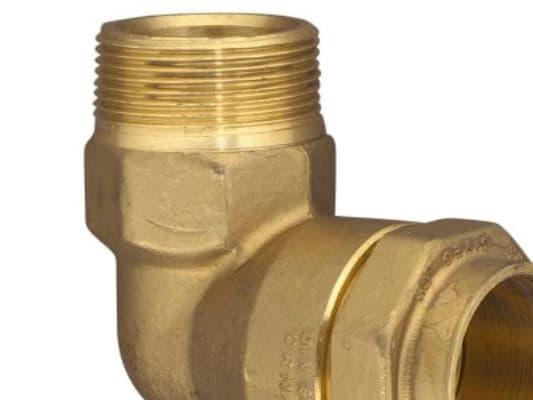 RAUFOSS WATER & GAS ISIFLO vinkel 32 mm-3/4" nippel