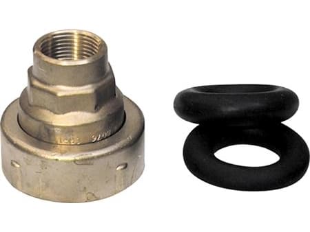 Murgennemføring50mm1 1/2muffe - med 3 omløber. Isiflo