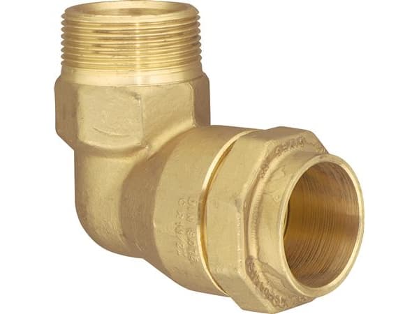 RAUFOSS WATER &amp; GAS ISIFLO kulma 32 mm-1" nippeli