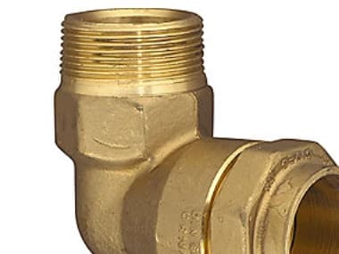 RAUFOSS WATER &amp; GAS ISIFLO kulma 32 mm-1" nippeli