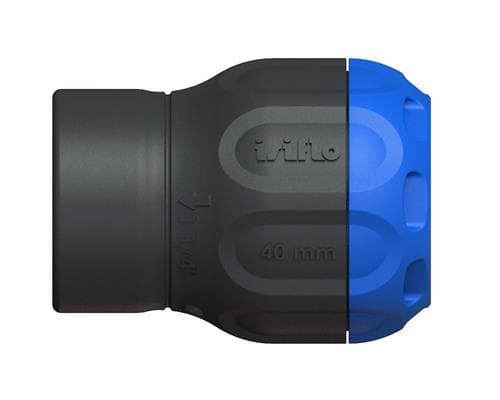 Isiflo Sprint overgang med muffe 32 mm x 1"