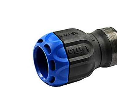 Isiflo Sprint overgang med muffe 40 mm x 1 1/4"