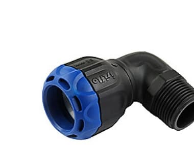 Isiflo Sprint vinkel med nippel 32 mm x 1"