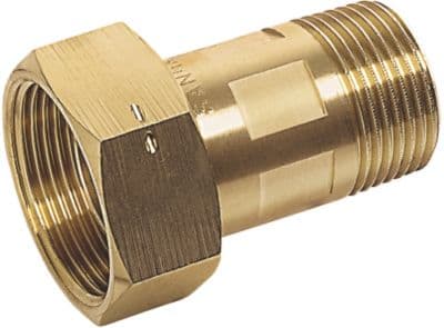 PURAFIT 1/2X3/4 vandm.forskr. - siliciumbronze. Blyfri. Flad tætning, plomb.bar