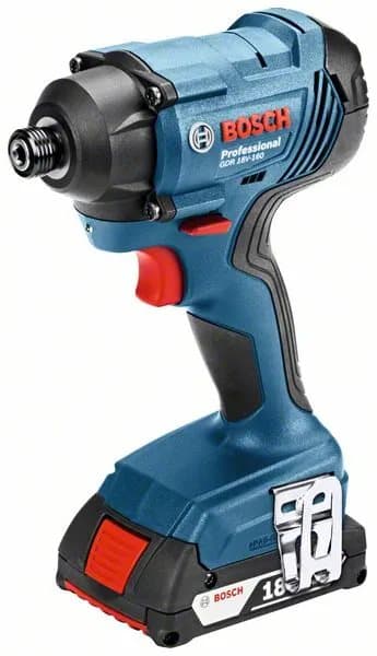 Bosch AKKUSLAGSKRUETRÆKKER GDR18V-160 2X2A L-B