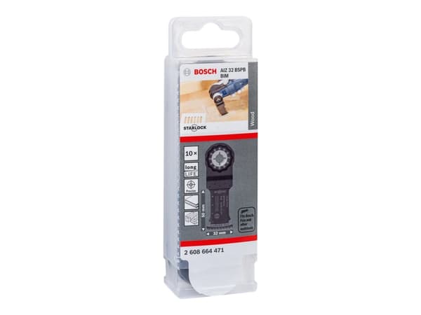 Bosch Starlock AIZ 32 BSPB - Nedsenket sagblad - for løvtre - 10 deler - bredde: 32 mm