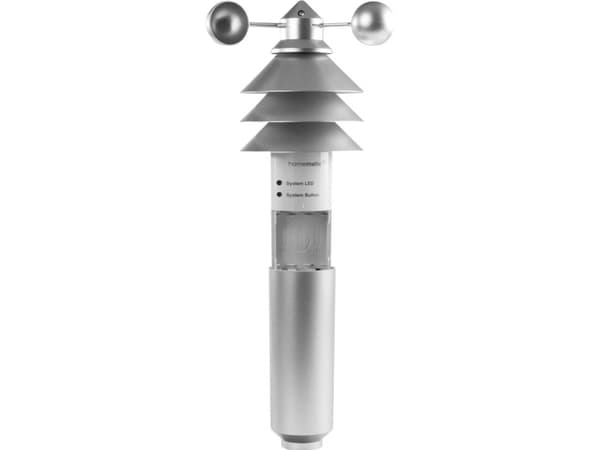 Homematic IP HmIP-SWO-B, Utendørs, Temperatur- og fuktighetssensor, Frittstående, -20 - 55 °C, Trådløs, 1 - 99%