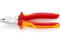 Miniatyrbild 4 av 5: Knipex 02 06 200, Lineman-tång, 2,5 cm, Stål, Plast, Orange, Röd, 200 mm