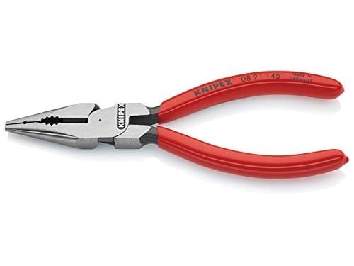 Knipex 0821145, Nesetang, Metall, Plast, Rød, 145 mm, 116 g