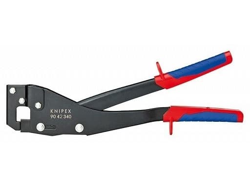 Knipex 90 42 340, Stål, Blå, Röd, 340 mm, 901 g