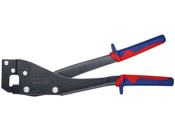 Knipex 90 42 340, Stål, Blå, Röd, 340 mm, 901 g