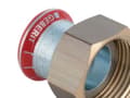 Pikkukuva 1 / 3: Geb. Mapress FZ overg 18x3/4 - Geberit Mapress FZ overg.stk w/overflow d18mm G3/4 - Geberit Mapress FZ overg.stk w/overflow d18mm G3/4