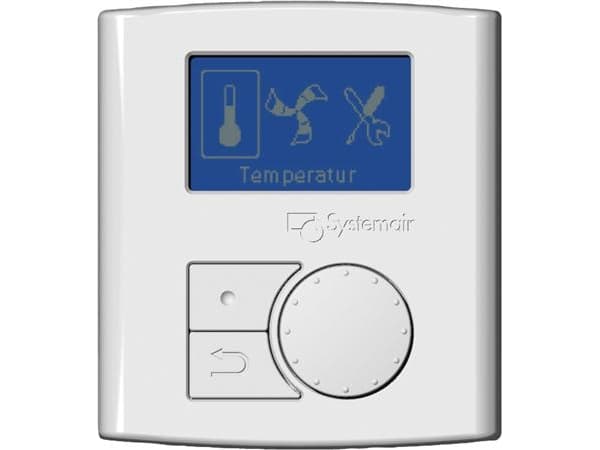 SYSTEMAIR Betjeningspanel CD4 med LCD-display til VR700, VTC300, VSR300(19427+78967), VSR500(19441+78968). For VR700 udskiftes print og panel.