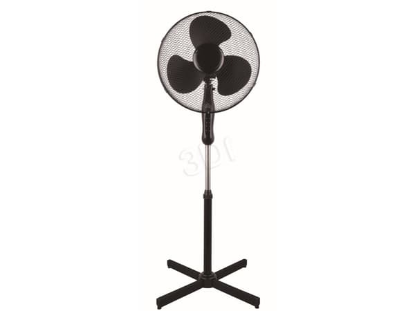 Ravanson WT-1040SB, Bladløs husholdningsvifte, Sort, Gulv, Plast, 43 cm, 90°
