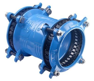 Kobling red. 85-105x71-88mm - trækfast. PN16. Hawle Synoflex