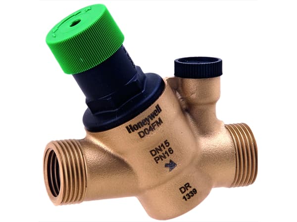 Resideo trykred vent. Mini - Brugsvand maks. 70C univ.1/2-3/4afg.1.5-6.0bar for små inst