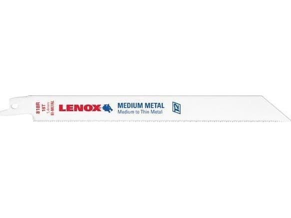Lenox bajonetsavklinge 203mm - METALWOLF 203x19x0.9mm 18TPI t/metal 818r 5stk