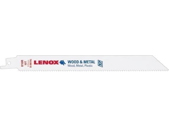 Lenox bajonettsågblad för trä, 200 mm, 10 tpi