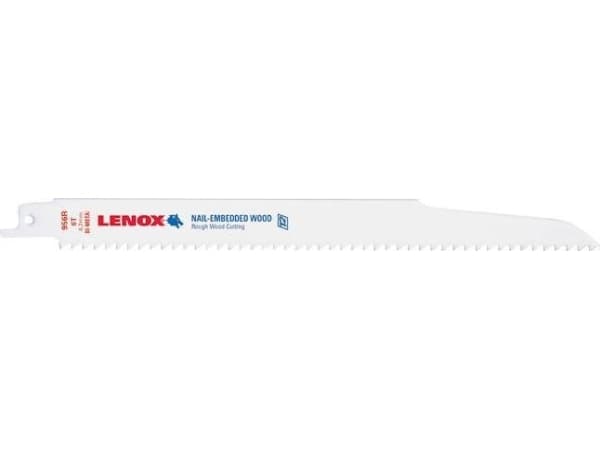 Lenox bajonetsavklinge 225mm - LUMBERWOLF 225x19x1.3mm 6TPI træ/søm 656R 5stk