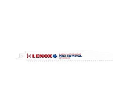 Lenox bajonettisahanterä 225mm - Bi-Metal 225x20x1.3mm 6TPI t/puu/kynsi 656r 5kpl