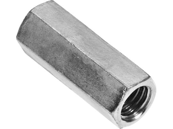 Walraven gevindmuffe M6x25mm - Elforzinket t. forlængelse af to gevindstyk. Æske af 100 stk