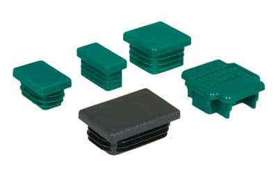 Walraven endeprop grøn plast - PE til RapidRail WM0 - 27x18mm