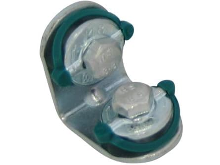 WALRAVEN Vinkelbeslag 90° med 2 korte sider formonteret med profilmøtrik. Til skinne 27x18, 30x30 og 38x40 mm, Elforzinket.