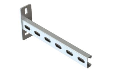 Walraven vertikalt konsol Strut - BUP 41x21mm 300mm. Vert. rörledningar i skatt och på vägg
