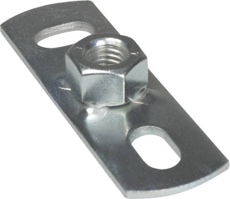 WALRAVEN Basfläns med svetsad M10-mutter80x25mm material=3 mmEtt rostfritt stål