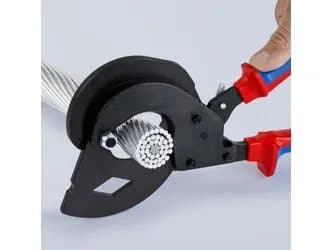 Knipex 95 32 340 SR, Sidekutter, 3,2 cm, Stål, Blå, Rød, 340 mm, 1,3 kg