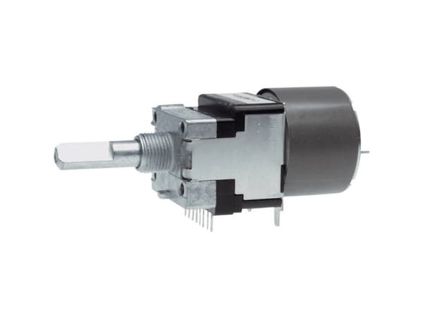 ALPS RK16812MG 10KDX2 Motorpotentiometer dammtät Stereo 0,05 W 10 kΩ 1 st