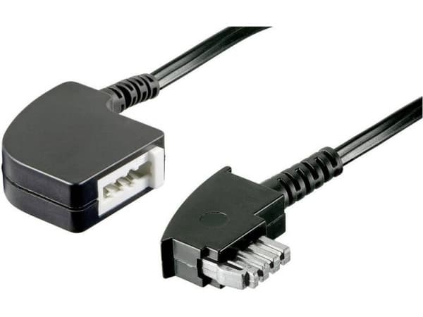 Basetech Fax Forlængerkabel [1x TAE-N-stik - 1x TAE-N-kobling] 15.00 m Lajittelu