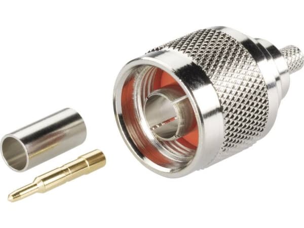 BKL Electronic 0404000 0404000 N-kontakt Kontakt, rak 50 Ω 1 st