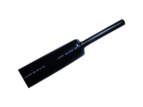 CellPack 127418 Krympeslange med lim Sort 22 mm 6 mm Krympningshastighed:3:1 1 stk
