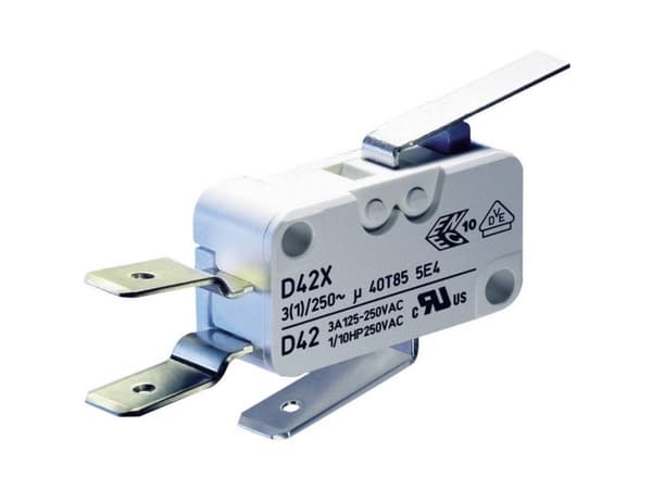 ZF Microcontact D459-V3LD 250 V/AC 16 A 1 x On/(On)-knappslut 1 st