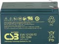 Miniatyrbilde 3 av 5: CSB Battery EVX 12120 Blybatteri 12 V 12 Ah Blyfleece (B x H x T) 151 x 100 x 98 mm Fladstik 6,35 mm Cyklusstabilt, Vedligeholdelsesfri, Lav selvafla