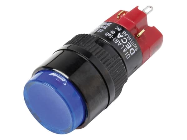 DECA D16LAR1-1abKB D16LAR1-1abKB Pressostat 250 V/AC 5 A 1 x Off/On Klikkende Blå IP40 1 stk