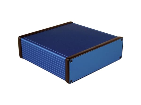 Hammond Electronics 1455T1601BU Universalkabinetti 160 x 165 x 51,5 Alumiini Blå 1 stk 1 stk