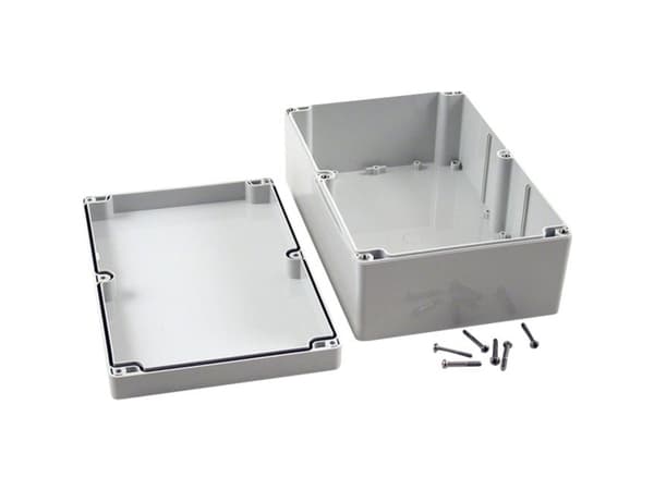 Hammond Electronics 1554VAGY Universalkabinet 240 x 160 x 90 ABS Grå 1 stk 1 stk