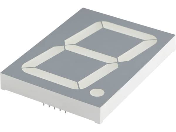 Kingbright 7-segmentsvisning Rød 101.2 mm 7.4 V Ciffertal: 1