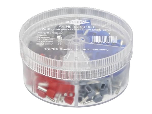 Knipex 97 99 908, Svart, Blå, Röd, Silver, Gul, 9 cm, 44 mm, 95 g