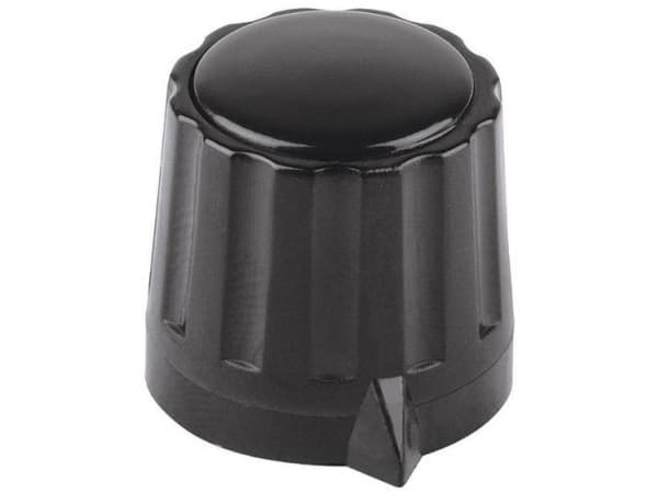 Mentor 334.6 Knob Black Ø Xh 36mm X 18.5mm 1 Pc