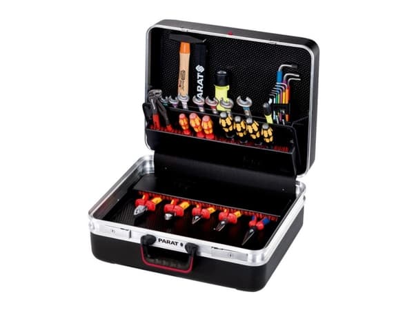 PARAT CLASSIC KINGSIZE POWER CP-7 - Hard eske for verktøy - aluminium, conpearl, X-ABS plastic - svart