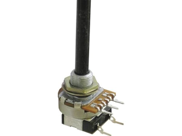 PS Omeg PC20BU/PC1S CEPS F1 A100K Roterande potentiometer med omkopplare Mono 100 kΩ 1 st