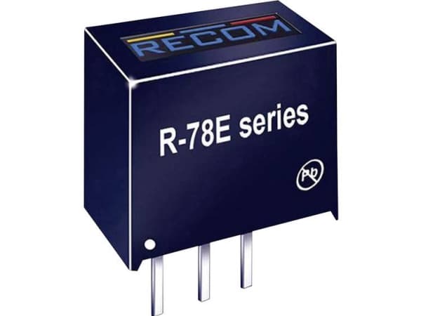 RECOM R-78E5.0-1.0 DC/DC-omvandlare, PCB 5 V 1000 mA 5 W Antal utgångar: 1 x