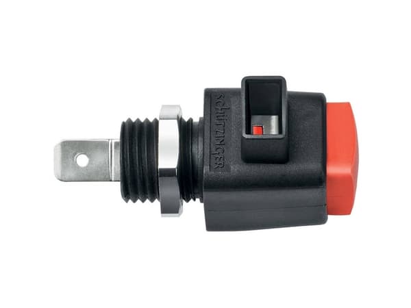 Schützinger ESD 798 / RT Sikkerheds-lyntrykklemme Rød 16 A 1 stk