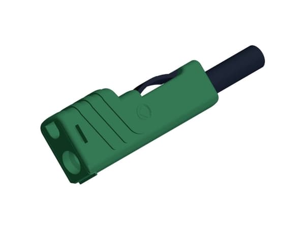SKS Hirschmann SLS 200 Laboratoriekoppling Koppling, rak Stiftdiameter: 4 mm Grön 1 st
